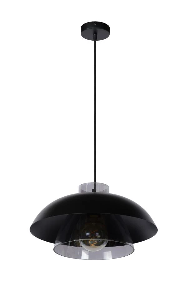 Lucide AVONMORE - Hanglamp - Ø 40 cm - 1xE27 - Zwart - uit